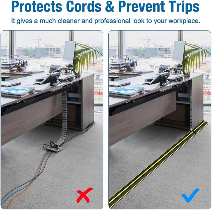 Eapele 4 ft Cable Protector Cord Cover - Image 8
