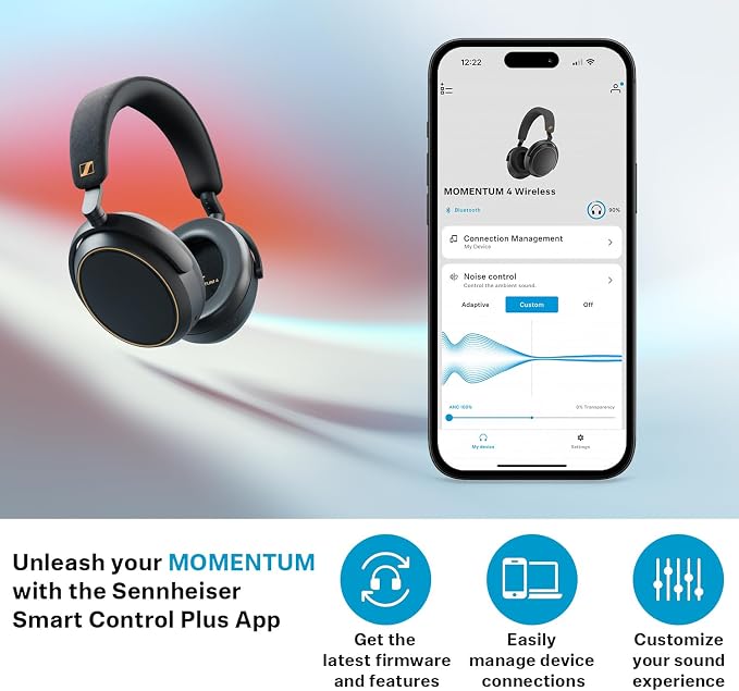 Sennheiser Consumer Audio Momentum 4 Wireless Headphones - Image 2