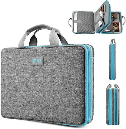 ZINZ Slim Expandable 13 13.3 13.6 14 Laptop Case Sleeve Compatible by ZINZ