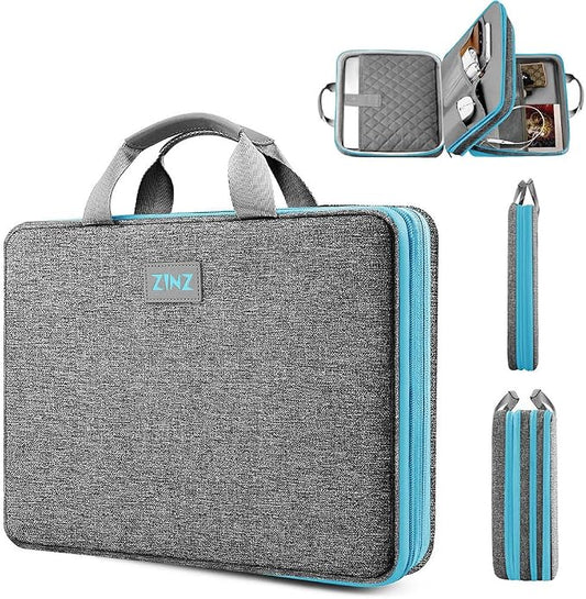 ZINZ Slim Expandable 13 13.3 13.6 14 Laptop Case Sleeve Compatible by ZINZ