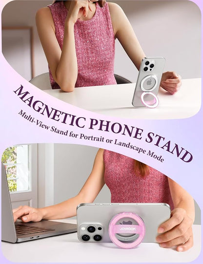 JOYROOM Magnetic Phone Grip, Silicone Finger Loop Grip Phone Grip - Image 4