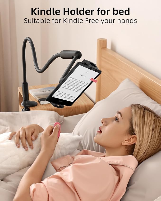SAIJI 47" Gooseneck Kindle Holder, Tablet Holder - Image 3