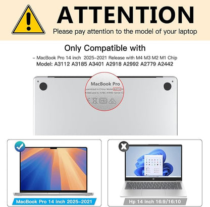 FILMEXT Privacy Screen for Macbook Pro 14 inch, Removable Macbook pro 14.2" - Image 7