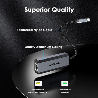 WAVLINK 5Gbps USB C Ethernet Adapter - Image 7