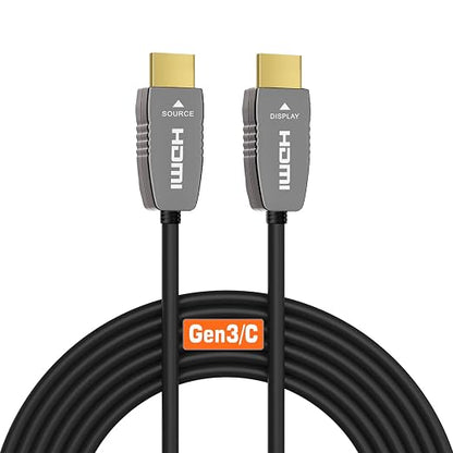 RUIPRO 8K Fiber Optic HDMI 2.1b Cable 40 Feet 48Gbps 8K60Hz 4K120Hz Dynamic HDR by RUIPRO-ProfessionalQualityVideoandAudioYouCanSeeandHear