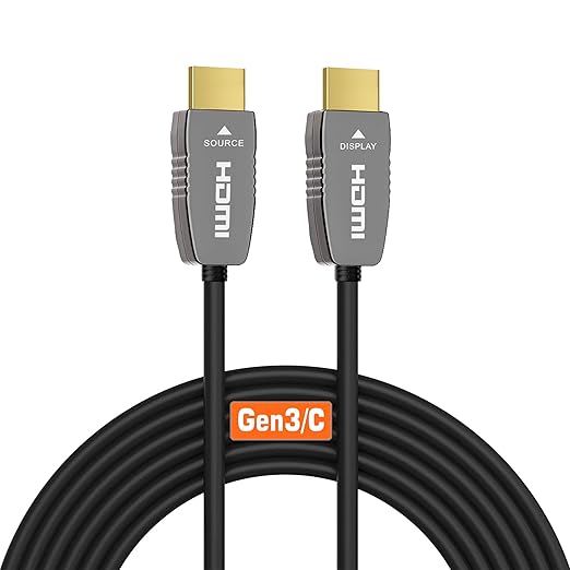 RUIPRO 8K HDMI Fiber Optic Cable CL2 Rated 265 Feet 48Gbps 8K60Hz 4K120Hz by RUIPRO-ProfessionalQualityVideoandAudioYouCanSeeandHear