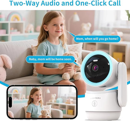Indoor PTZ Security Camera, 2K 3MP Pan-Tilt - Image 7