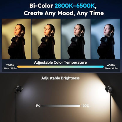 SIRUI C60X 60W Portable Photography Light, Ultra-Quiet 24.9dB & 0.53KG Compact - Image 5