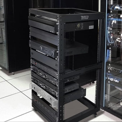 RIVECO 22U Open Frame Server Rack - Image 6