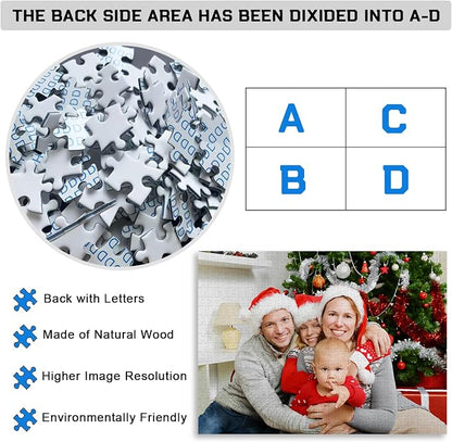 Custom Puzzle 120/200/300/500/1000/1500 Pieces, Personalized Puzzle from Your - Image 3