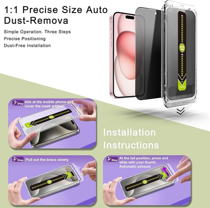 9H Tempered Glass, Full Coverage, Anti-Fingerprint, Auto Dust Removal, - Image 3