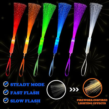 6 Pack Glow Sticks Toys Party Favors Supplies - Image 5