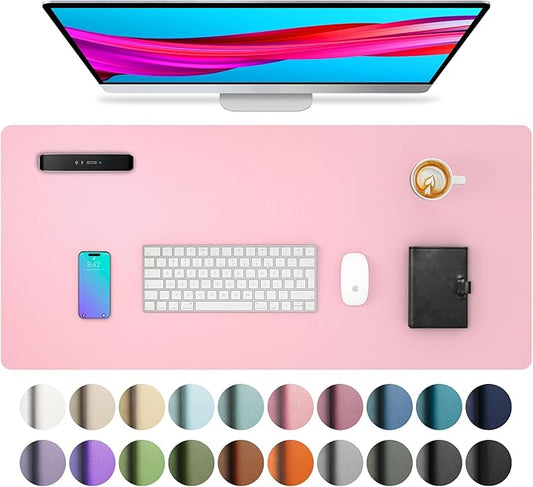 Aothia Leather Desk Pad Protector, Mouse Pad, Office Desk Mat, Non-Slip PU by Aothia