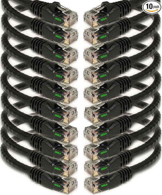 iMBAPrice 7' Cat5e Network Ethernet Patch Cable, 10 Pack by iMBAPrice