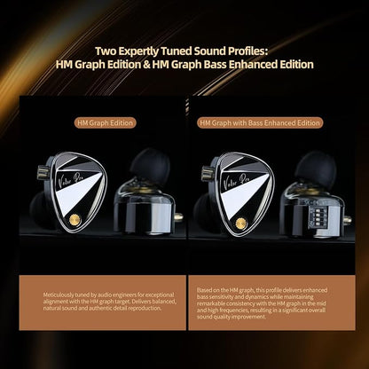KZ Vader Pro in-Ear Monitors Gaming Earbuds, Triple Dynamic Driver IEM - Image 8