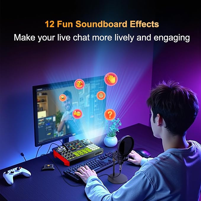 podcast equipment bundle, Live Sound Card - Image 7