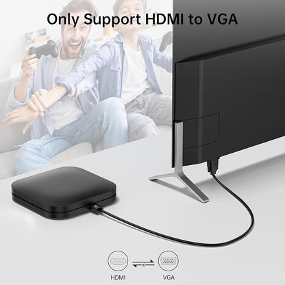 10ft HDMI to VGA Cable – 1080P HD Video Converter Cord - Image 5