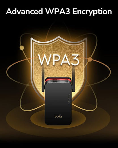 Cudy AX3000 Dual Band Wi-Fi 6 Extender, WiFi 6 Repeater Coverage up to 3000 - Image 4
