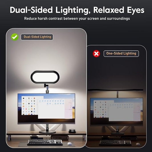 LED Desk Lamp for Home Office – Eye-Caring Double Side Light - Image 2