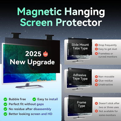 Magnetic 24 Inch Computer Privacy Screen - Image 4