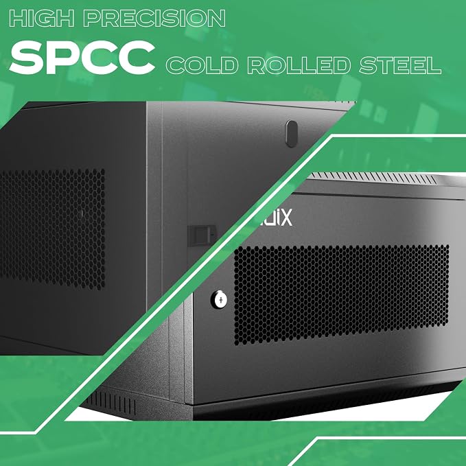 6U Server Cabinet Wall Mount Network Rack Enclosure Cabinet Enclosure - Image 7