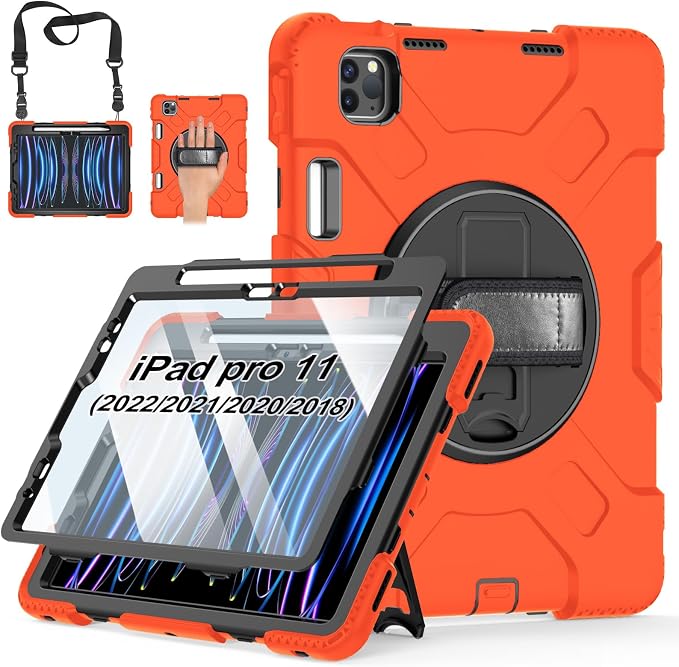Case for iPad Pro 11 Inch 2022/2021/ 2020/2018: Silicone Cover for iPad 11 Inch by MiesherkSTOCK