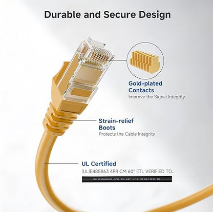 Cable Matters 10Gbps Snagless Cat 6 Ethernet Cable - 50ft - Image 4