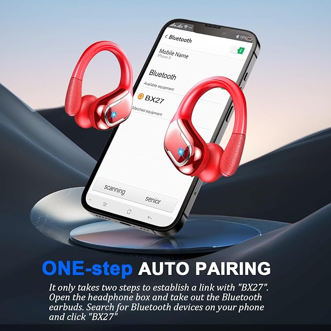 Wireless Earbud, 75Hrs Bluetooth 5.4 Headphones IP7 Waterproof - Image 5