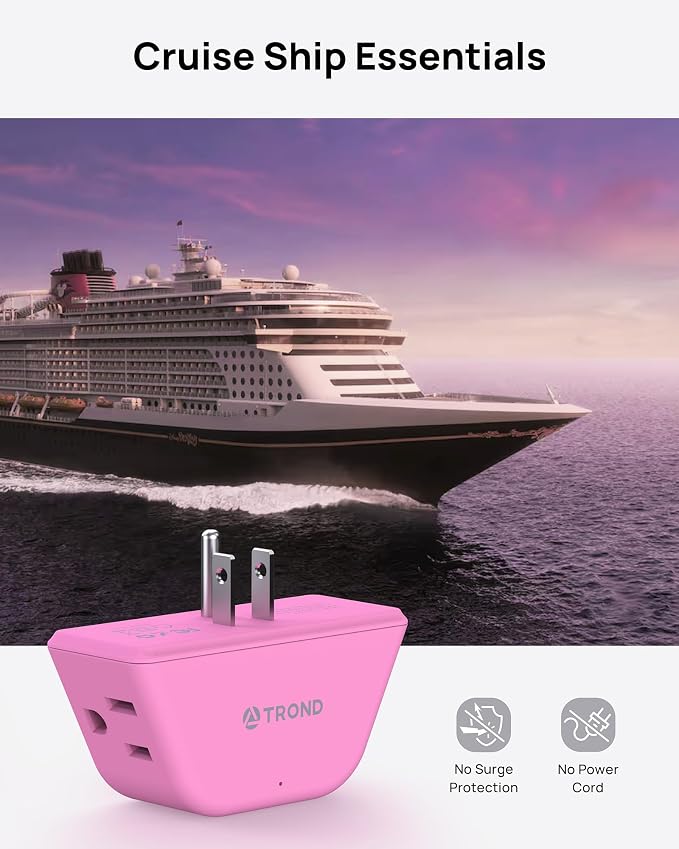 TROND Pink Outlet Extender - Image 5