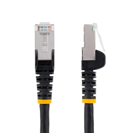 StarTech.com 75ft Black CAT6a Ethernet Cable, Snagless RJ45, 100W PoE++ - Image 2