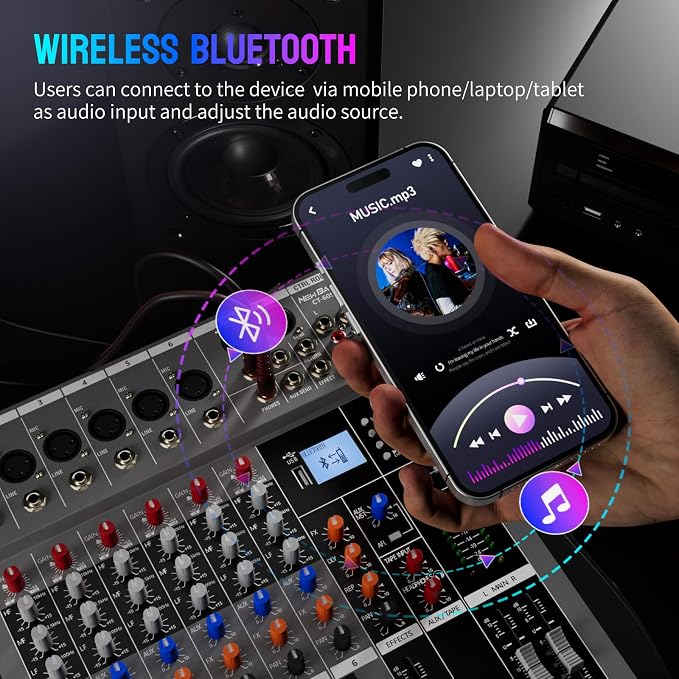 Professional DJ Audio Mixer - Image 7