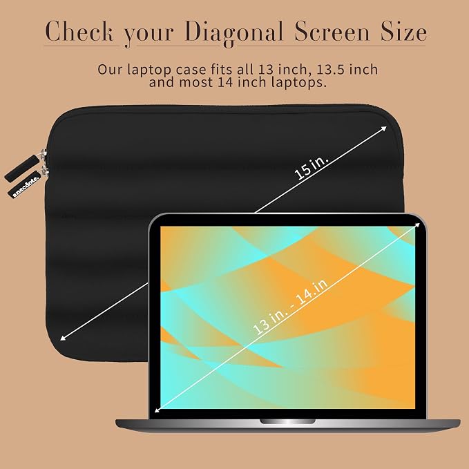ANECDOTE Laptop Case 13-14 Inch – A Perfect Laptop Sleeve That is Compatible - Image 3
