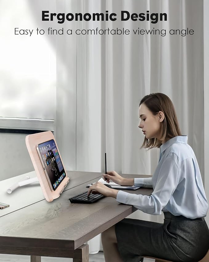 2 in 1 Dual-use Floor Book Stand & Desktop Book Stand, Height Adjustable from - Image 7