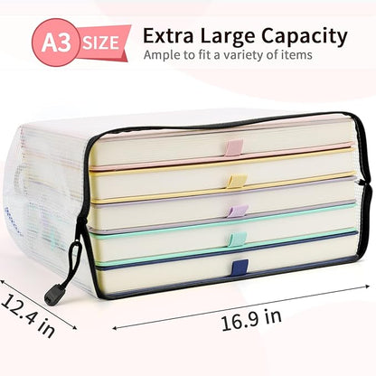 Umriox Extra Large Waterproof Zipper Pouches - Image 2