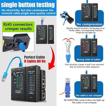 NOYAFA NF-468CS Network Cable Tester Telephone & Continuity Tester Ethernet - Image 5