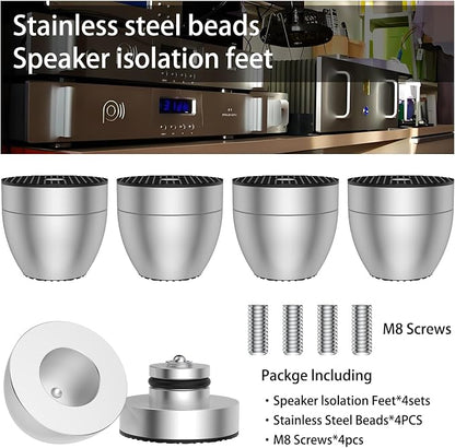 Audiocrast 4X HiFi Speaker Spike Pads Isolation Stand Feet, IF3033 Speaker - Image 7