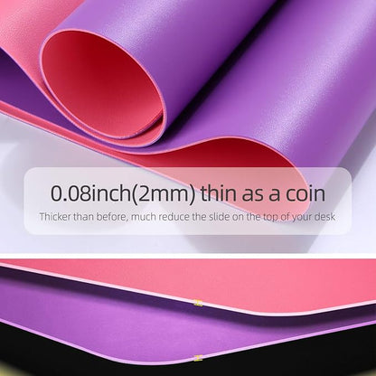 YSAGi Multifunctional Office Desk Pad, Ultra Thin Waterproof PU Leather Mouse - Image 5