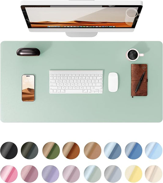 YSAGi Leather Desk Protector, Office Mat, Large Mouse Mat, Non-Slip PU Leather by YSAGi