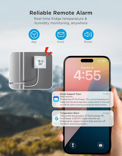 GoveeLife 2.0 WiFi Refrigerator Thermometer - Image 3