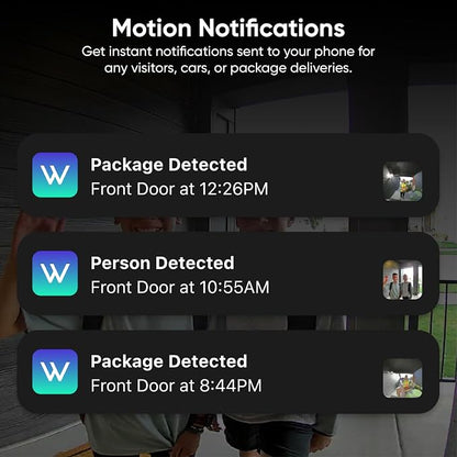 Wyze Battery Video Doorbell Wireless Camera, 1536x1536 HD+ - Image 14