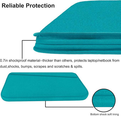 Laptop Sleeve Bag 15.6 inch, Durable Computer Carrying Bag Protective Case - Image 4