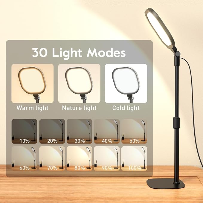 Video Conference Lighting for Zoom Meeting, Ring Light for Desk - Image 4