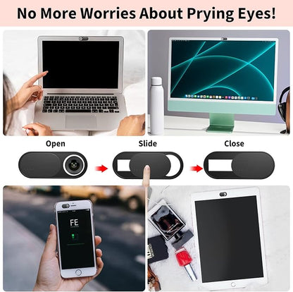 6-Pack Laptop Camera Cover Slide, Ultra Thin Webcam Privacy Cover - Image 6