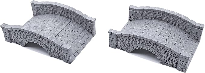 EnderToys Stone Footbridges by Printable Scenery, 3D Printed Tabletop RPG by EnderToys