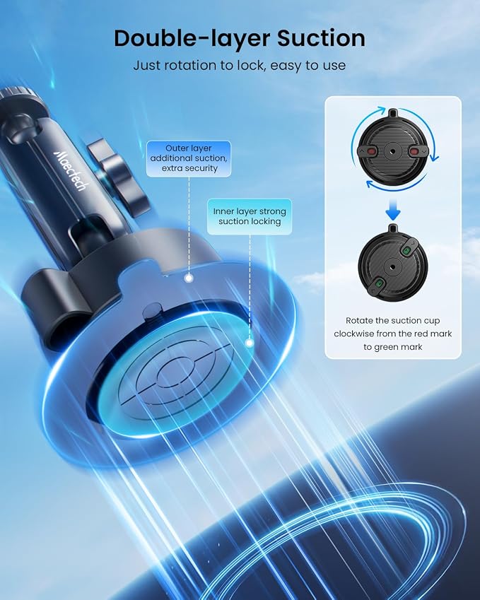 Suction Cup Mount for Car Camera Mounts for Go Pro Car Mount Windshield Mount - Image 4