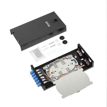 Wallmount Box Fiber Optic Terminal encloure 6 LC Duplex Port - Image 3