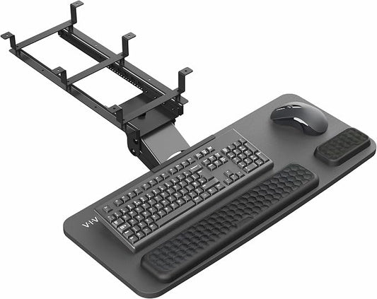 VIVO Premium Adjustable Computer Keyboard and Mouse Platform Tray, Ergonomic by VIVO