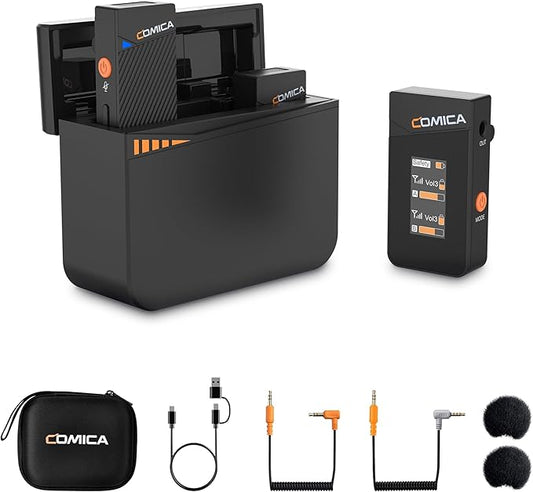 COMICA Vimo C3 Wireless Lavalier Microphone by COMICA