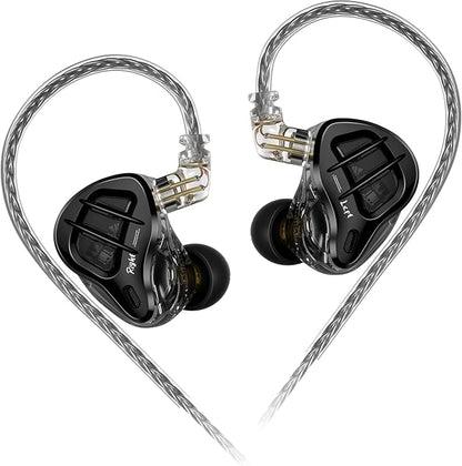 KZ ZAR in-Ear Monitor 7BA+1DD Hybrid 8 Drivers Gaming Earbuds HiFi Bass Noise by KZ