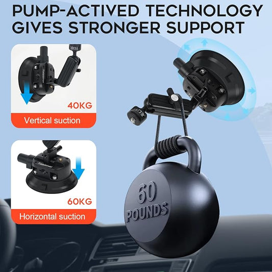 4.5"/14cm Camera Suction Cup Mount - Image 2